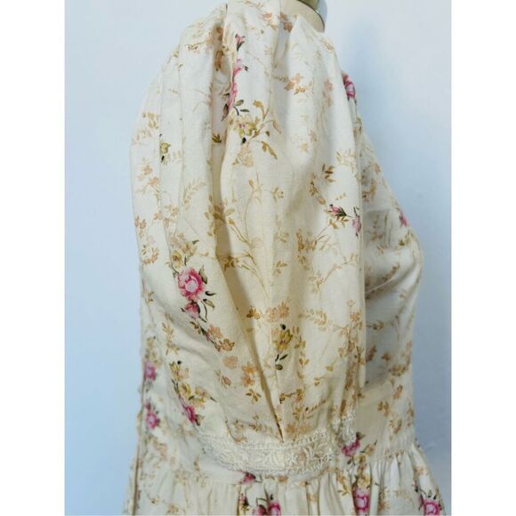 NEW LoveShackFancy Women’s S Tayshia Pink Parasail Blouse - Picture 9 of 14